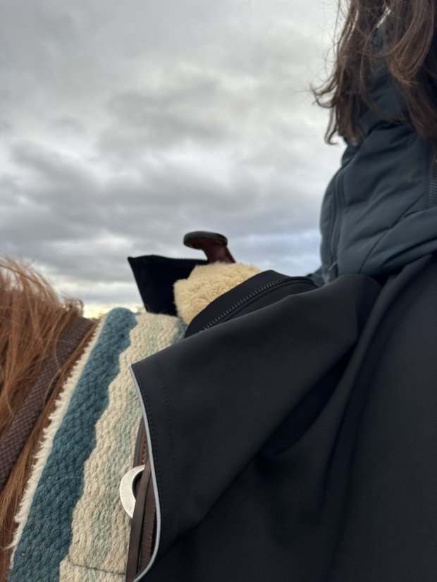 Jezdecká sukně VALKÝRA na objednávku - Velikost: L, Pas: Vysoký