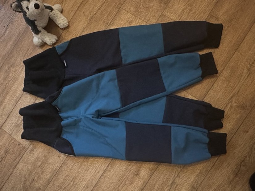 Kalhoty pro děti - softshell - Velikost: 122/128