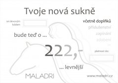 Darkovy poukaz Maladri 222
