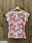Tričko dámské s jednorožci - Velikost: XL, Vzor: Jednorožci s květinami
