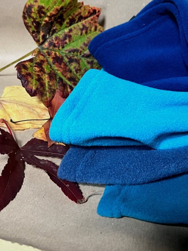 Nákrčník - Velikost: Dětská, Barva flees: Safír