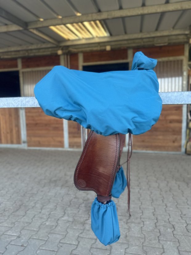 Obal na sedlo softshell  - western - Obal na sedlo: westernový + kryt na fendry