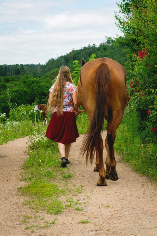 Sukně ELENA - Velikost: M, Barva viskoza: Vínová