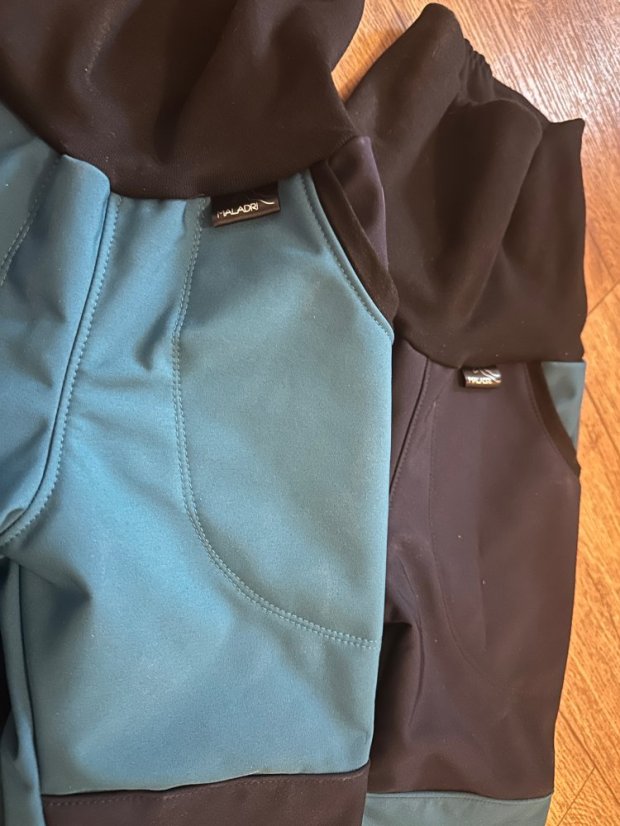 Kalhoty pro děti - softshell - Velikost: 122/128