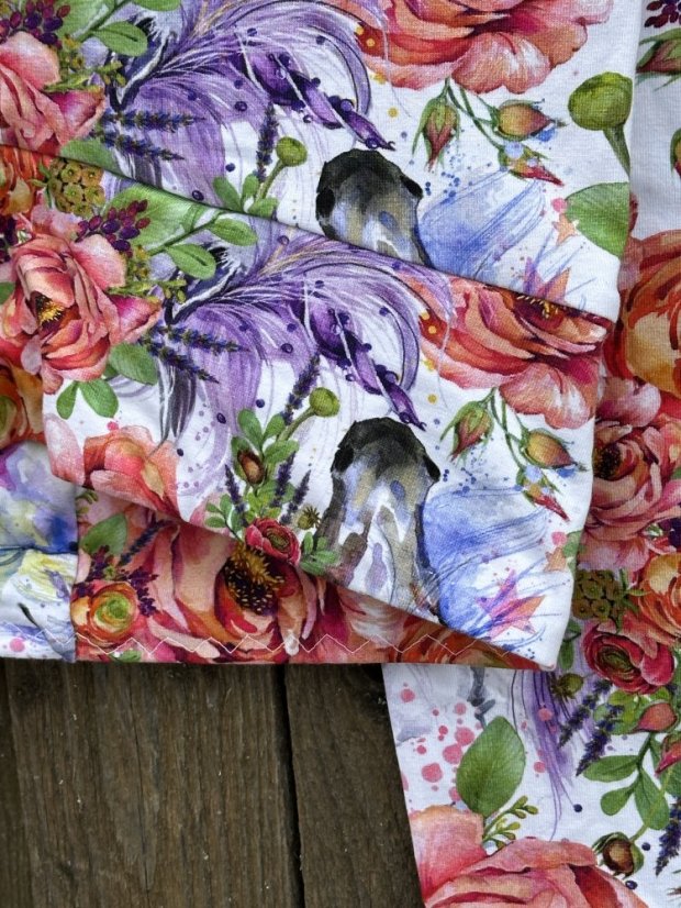 Legíny dámské - Velikost: XL, Vzor: Vesmírní jednorožci