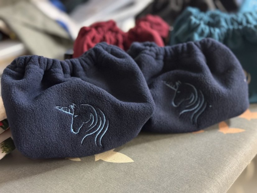 Obal na třmeny flees - Barva flees: Aqua (tyrkysová), Velikost třmeny: anglie