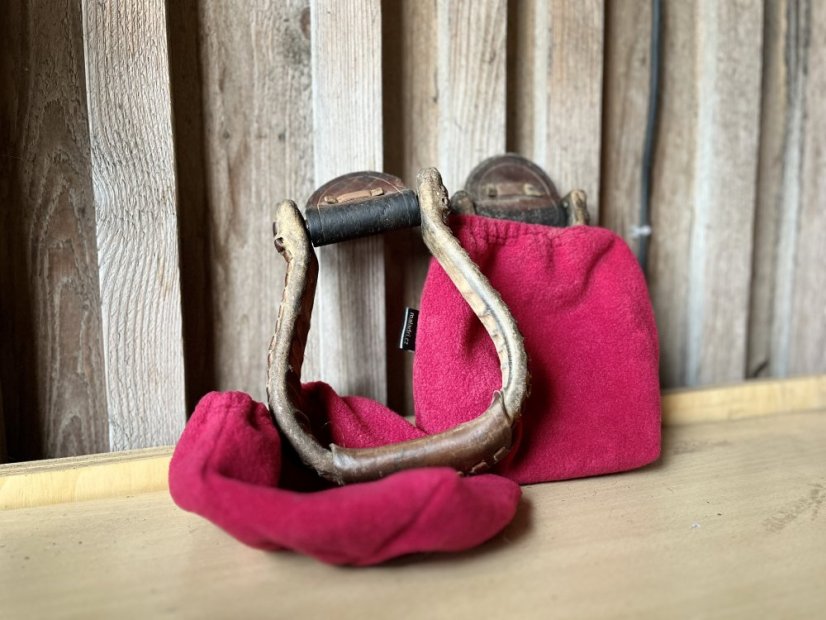 Obal na třmeny flees - Barva flees: Aqua (tyrkysová), Velikost třmeny: anglie