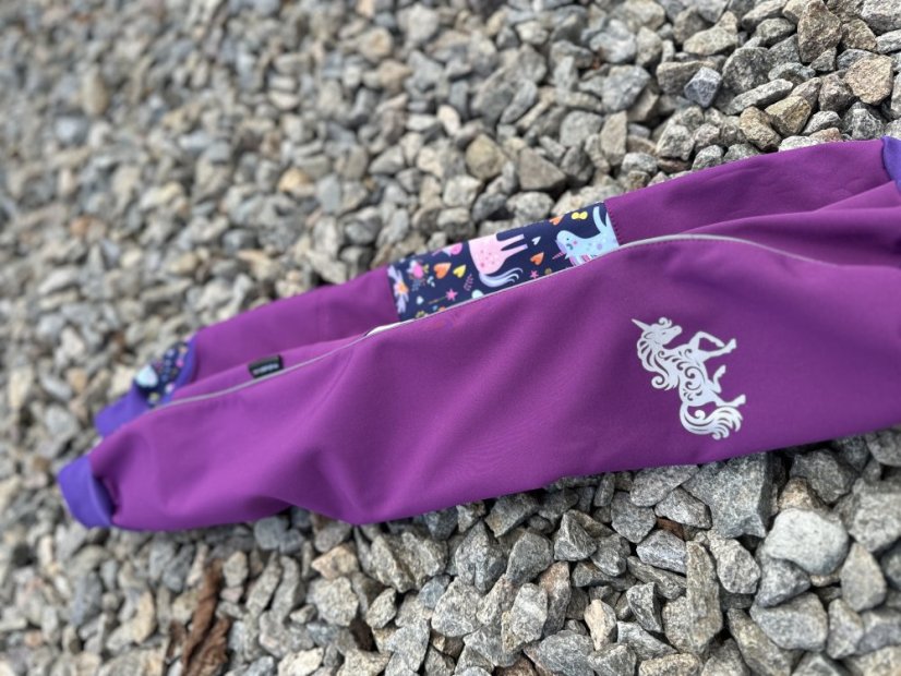 Kalhoty pro děti - softshell - Velikost: 134/140