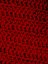 Háčkované ťapky - Barva háčkování Maxi: Červená