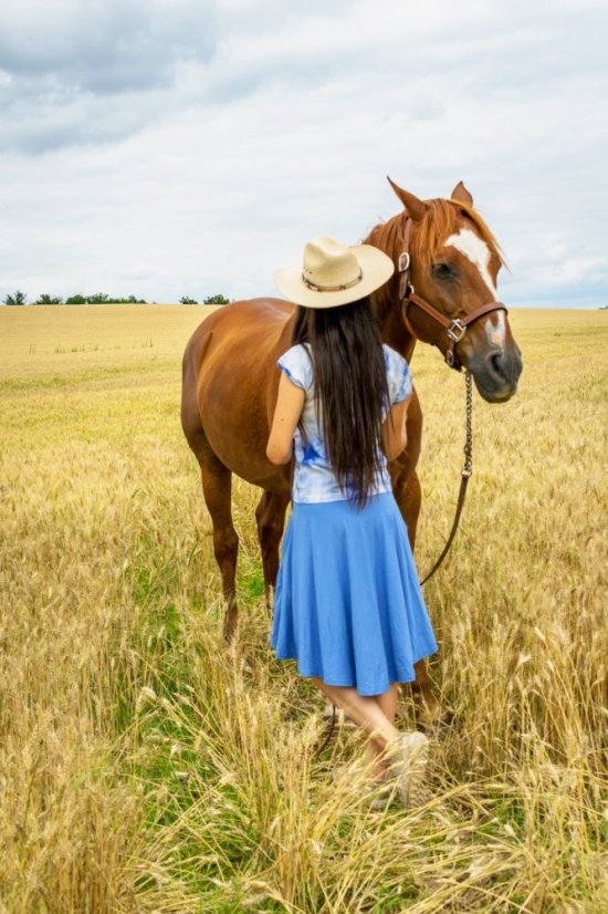 Sukně ELENA - Velikost: S, Barva viskoza: jiná (prosím uveďte do poznámky v košíku)