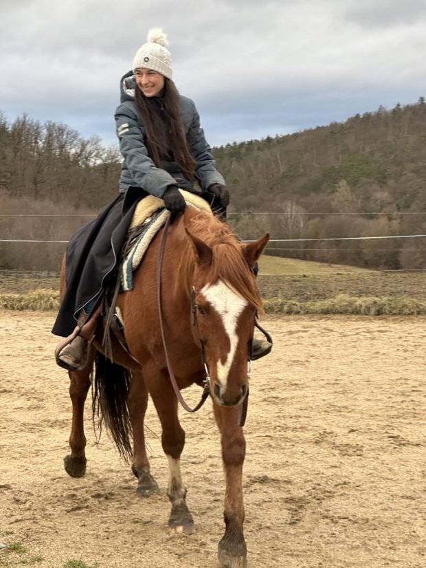 Jezdecká sukně VALKÝRA na objednávku - Velikost: L, Pas: Vysoký