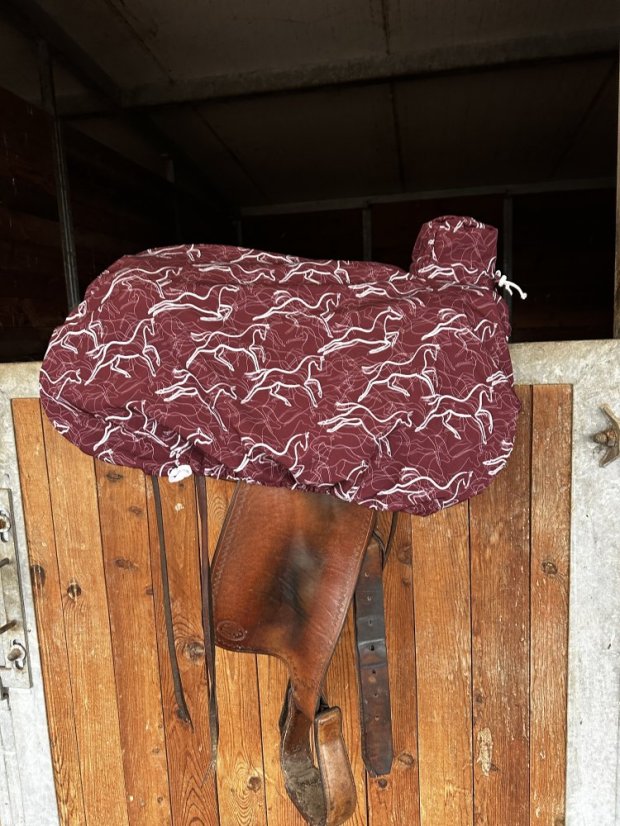 Obal na westernové sedlo softshell - Kolekce MY DREAM PAINT