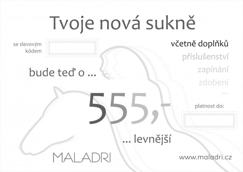 Slevový poukaz - poukaz: 555